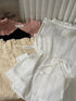 MATINEE Sleeveless Round Frill Neck Tops